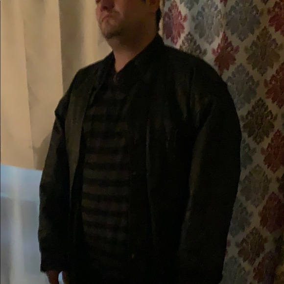 Stefano Men’s Leather Jacket with Nylon Lining SZL - Picture 2 of 6